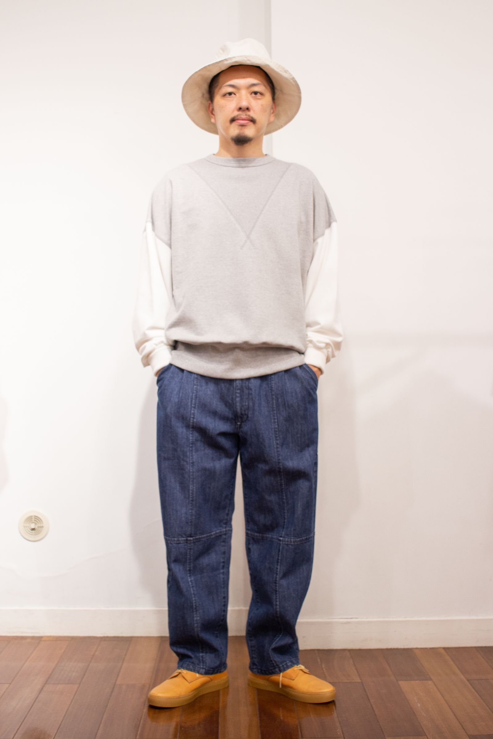 デニムパンツ : VINTAGE COCOON DENIM / ヴィンテージコクーンデニム "GUSLI" - インディゴ