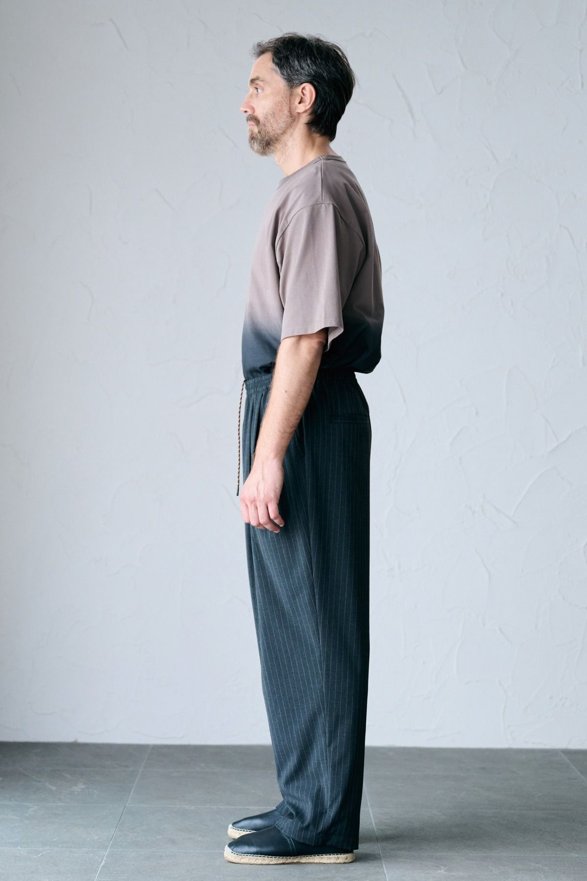 PABLO / STEP DYEING TOP グラデーション染めTシャツ - GRAYGE