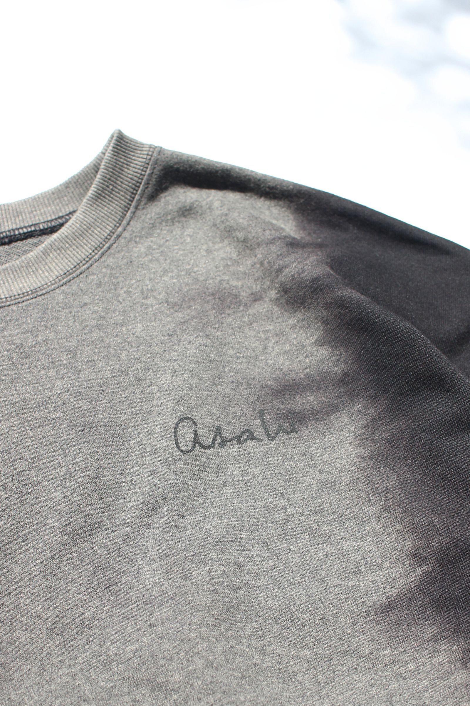 Dischargedye Sweatshirt / タイダイスウェットシャツ : 裏毛