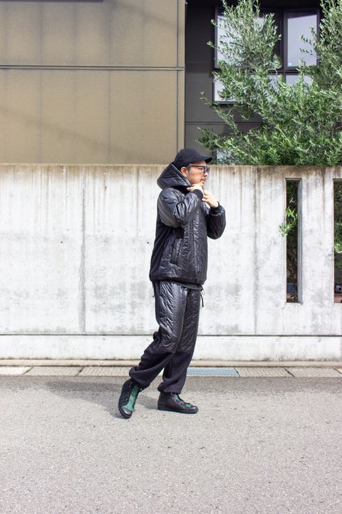 ALL BLACK セットアップコーデ『VOO + RYU + CPH + meagratia』