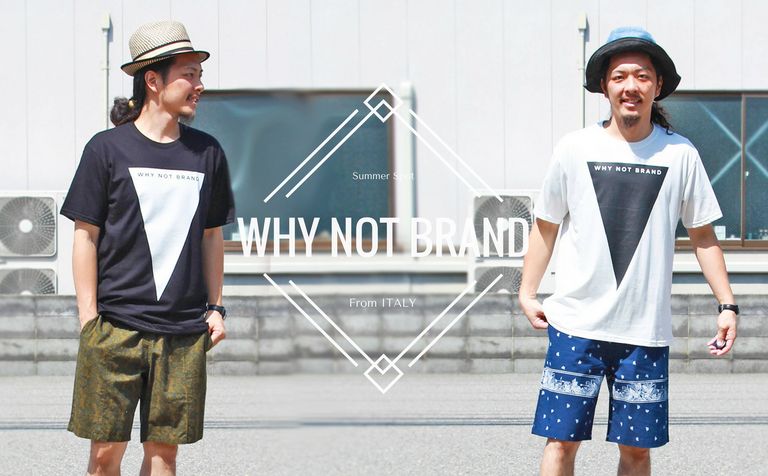 夏のスポットアイテムはイタリアから《WHY NOT BRAND : TRIANGLE TEE》