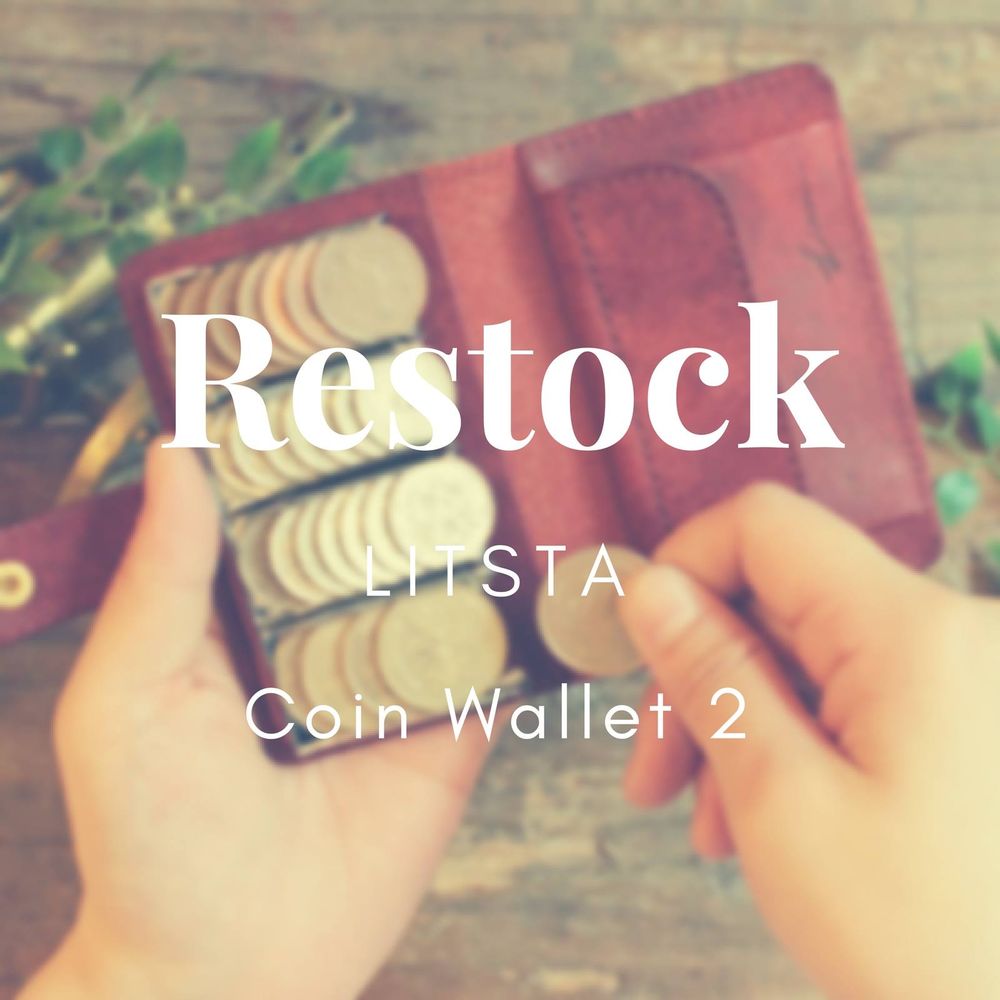 自慢したくなるコインウォレットが待望の再入荷!【LITSTA : Coin Wallet 2】
