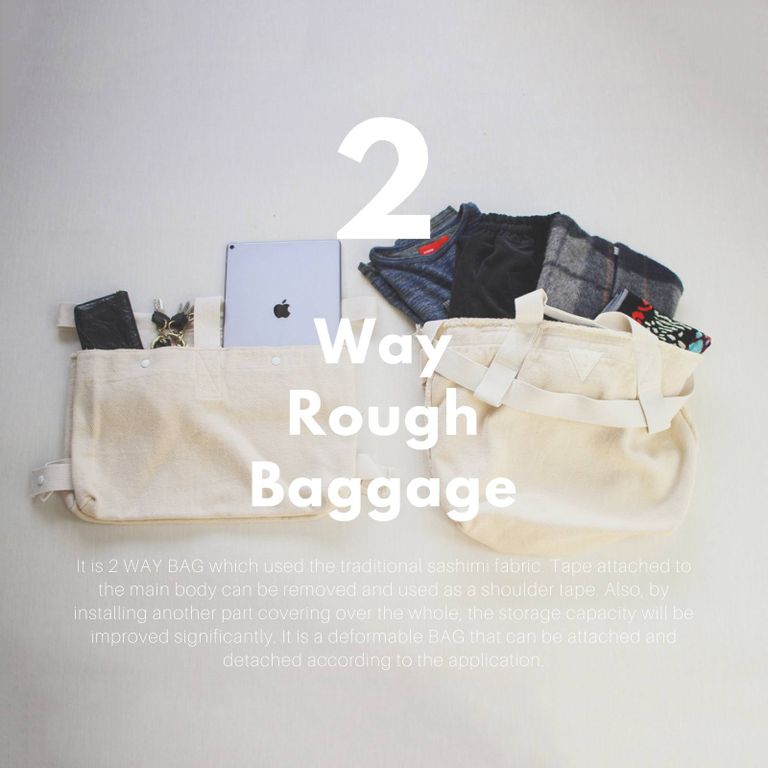 旅行も帰省もコレがあれば大丈夫。大容量の2wayBAG【VOO : 2Way Rough Baggage】
