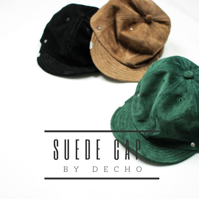 コーデの仕上げにはピッグスエードCAP【VOO : SUEDE CAP by DECHO】