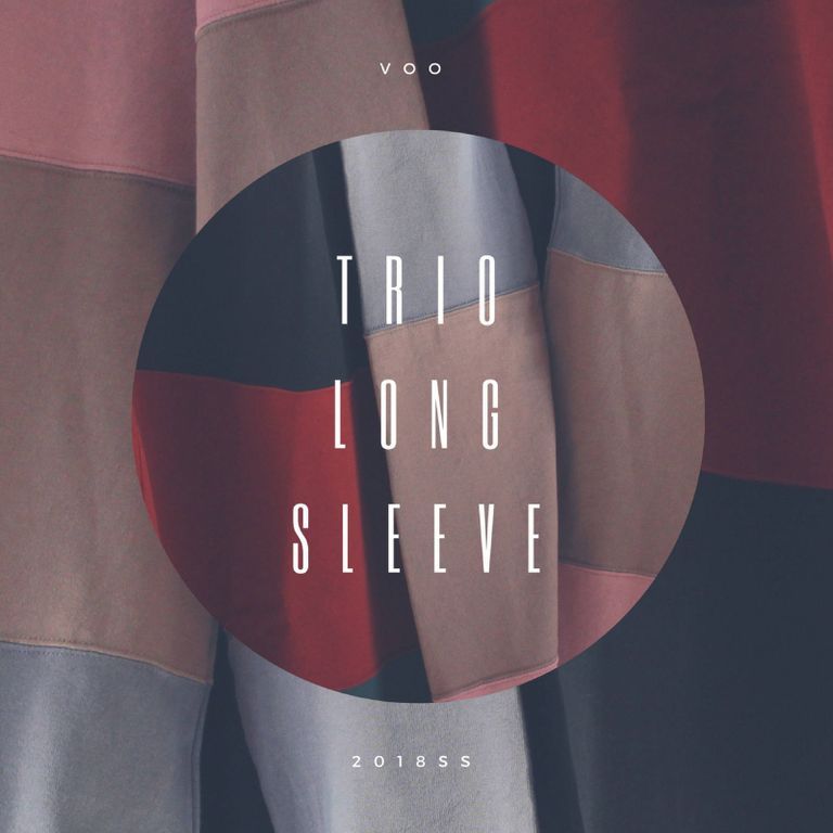 絶妙な配色が光るボーダーロンTee【VOO : TRIO LONG SLEEVE】
