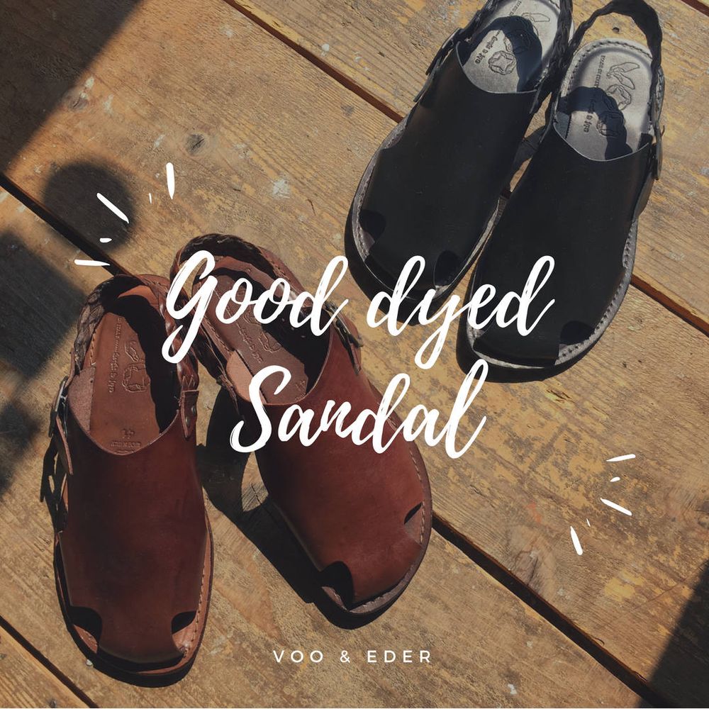 夏の足元はやっぱりサンダルが良い！【VOO : GOOD DYED SANDAL by EDER】