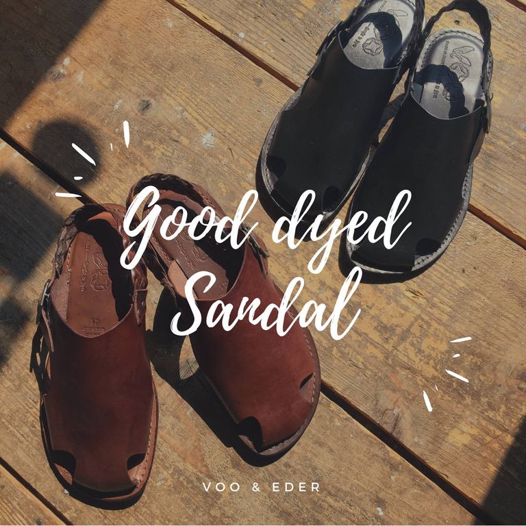 夏の足元はやっぱりサンダルが良い！【VOO : GOOD DYED SANDAL by EDER】