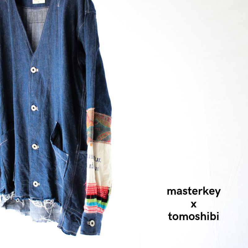 《追記》今年もmasterkeyとコラボしました【masterkey x tomoshibi : デニムカーディガン】