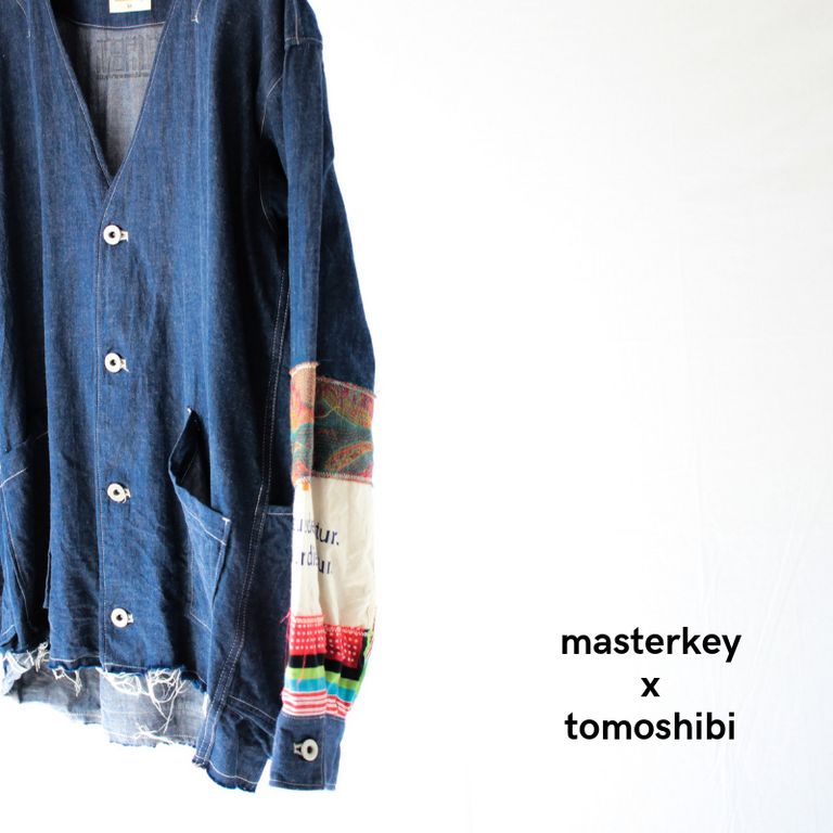 《追記》今年もmasterkeyとコラボしました【masterkey x tomoshibi : デニムカーディガン】