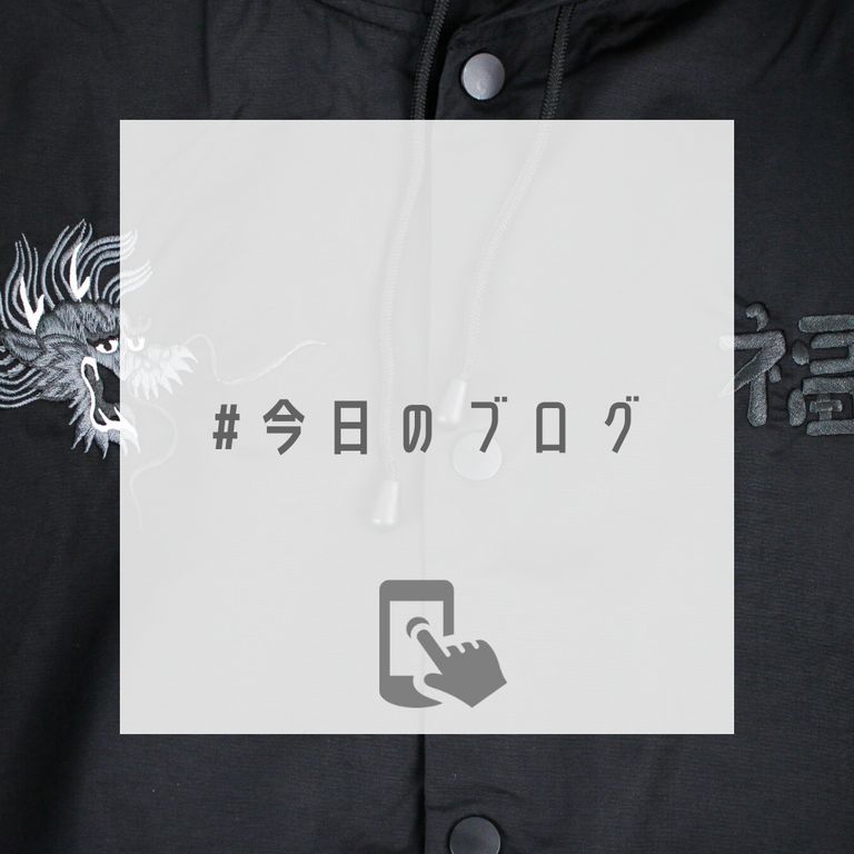"虎"じゃなくて"龍"【cobachi : Dragon jacket】