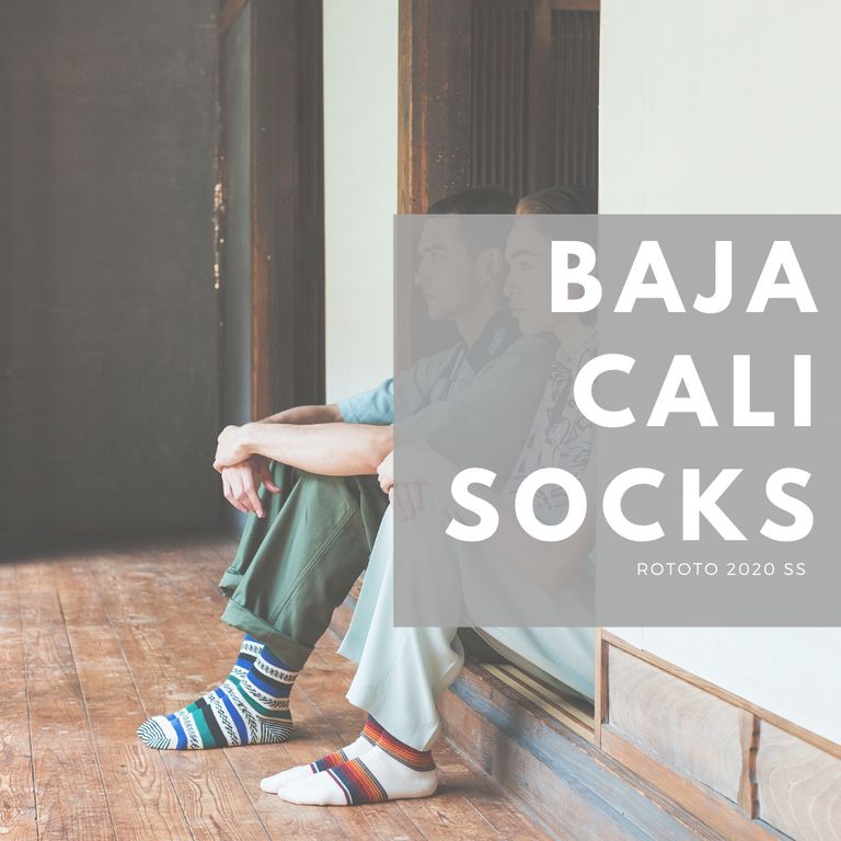 何だか楽しい気分になるメキシカンなソックス【RoToTo : BAJA CALI SOCKS】