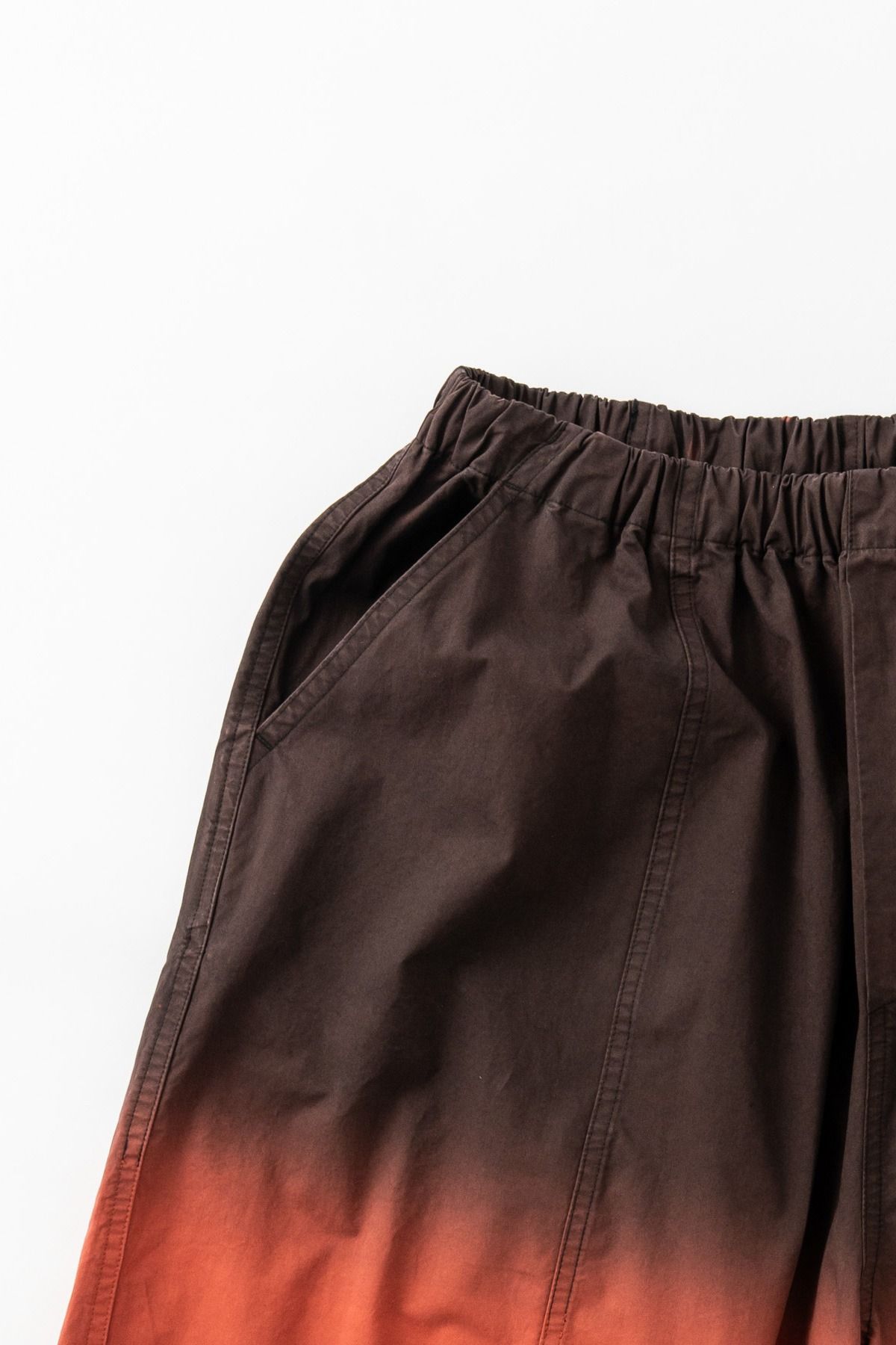RAOUL / STEP DYEING PANT グラデーション染めトラウザー - TERACOTTA