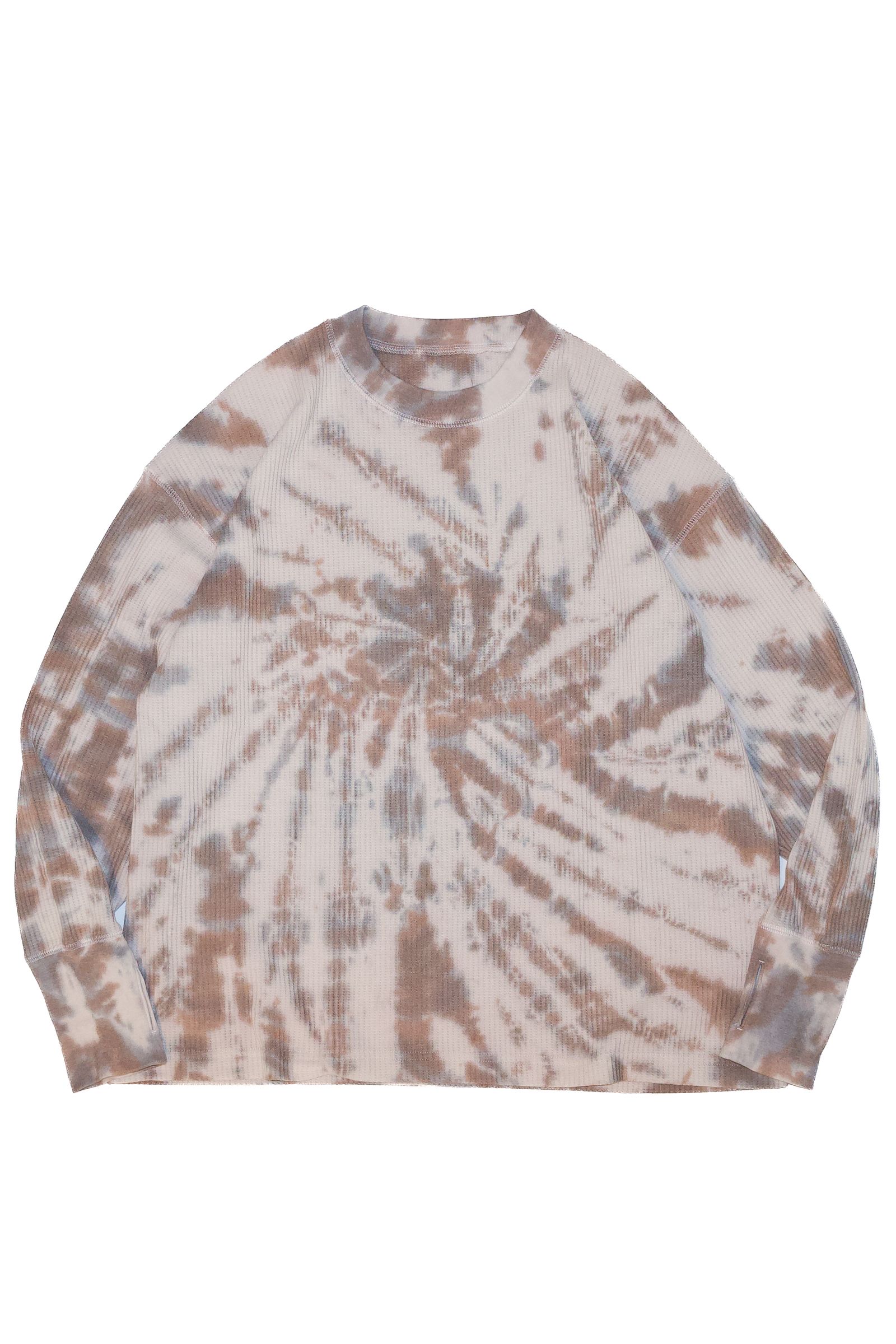 tie-dye thermal longsleeve Tee / タイダイサーマルロンTee