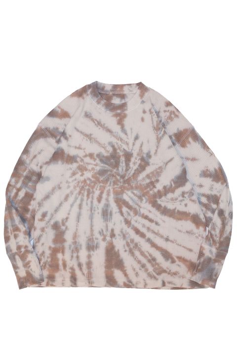 tie-dye thermal longsleeve Tee / タイダイサーマルロンTee