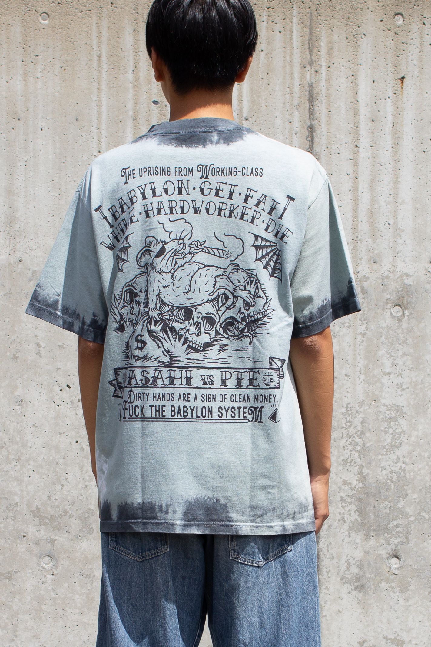 ASAHI x PTE コラボTシャツ : Size-L Type-A