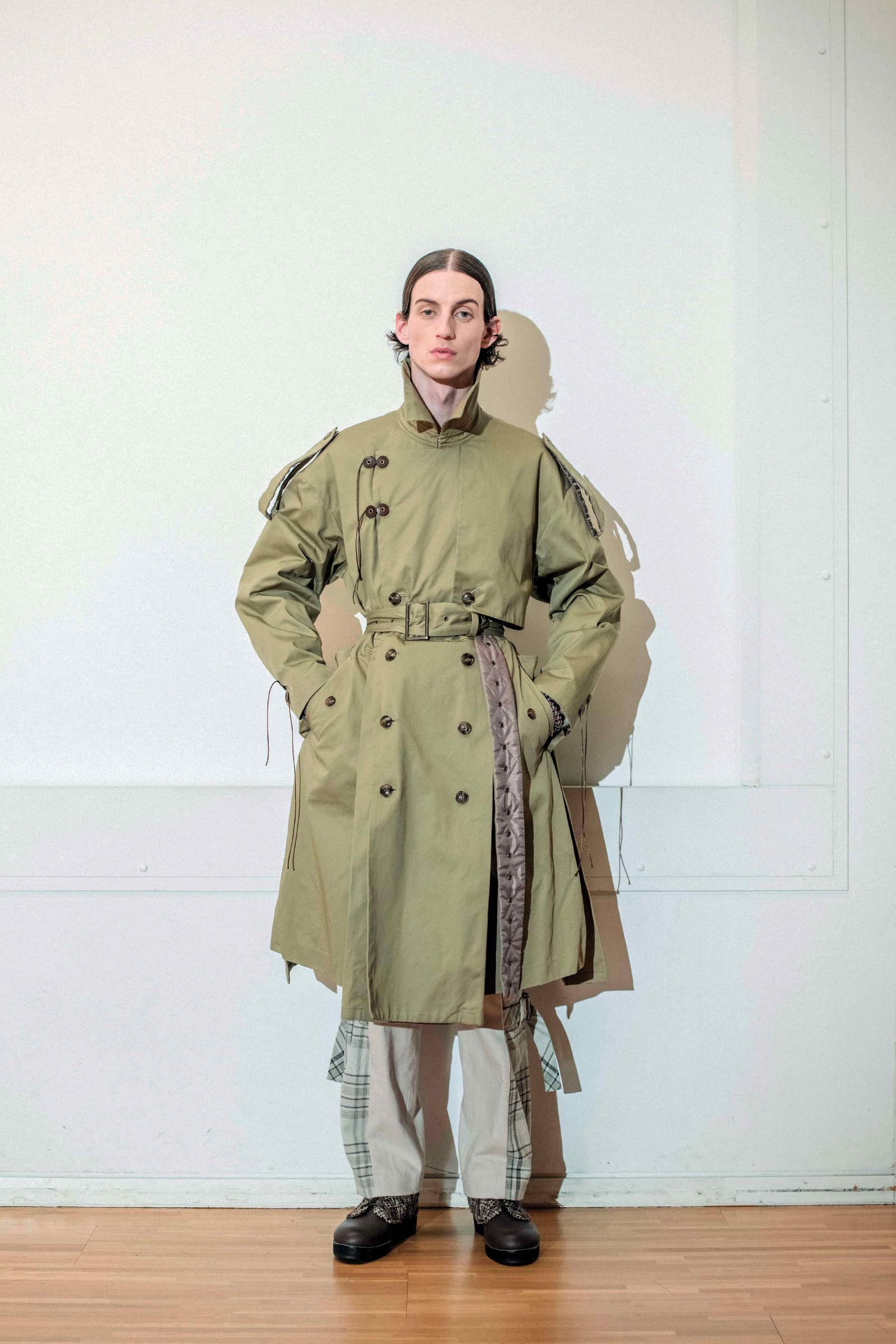 quilting trench coat / キルティングトレンチコート - beige