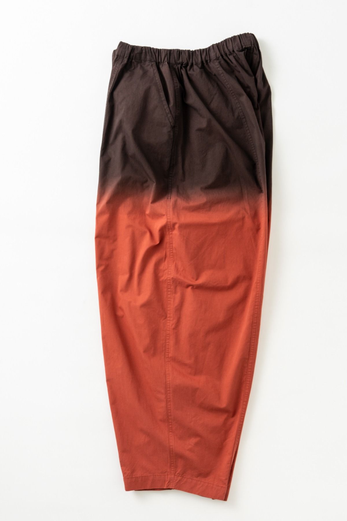 RAOUL / STEP DYEING PANT グラデーション染めトラウザー - TERACOTTA
