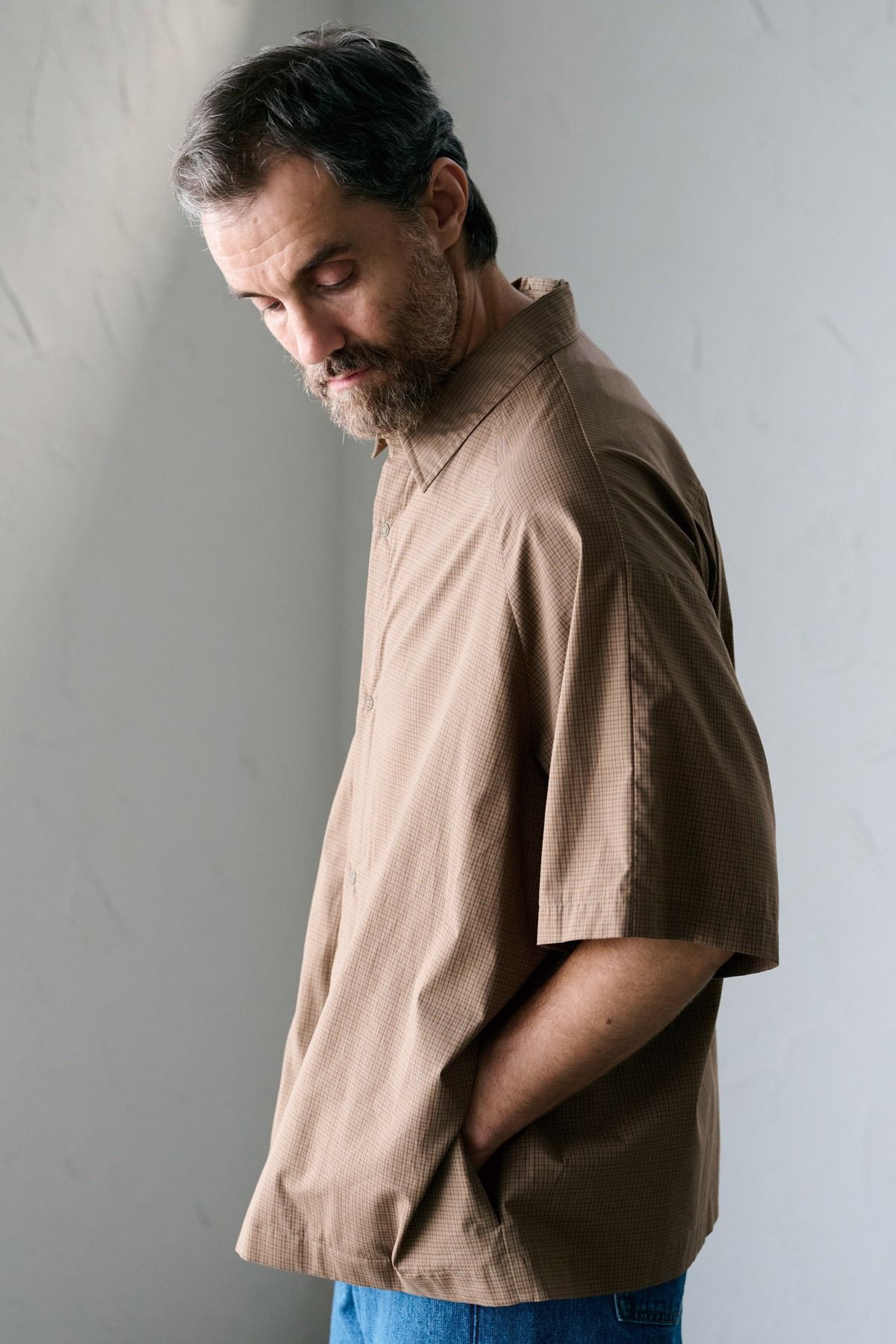 BURROUGHS / CRAZY SS SHIRT 半袖シャツ - BROWN