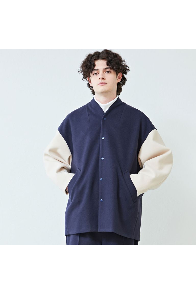 NO COLLAR EGG JACKET ケレン ノーカラーエッグジャケット-