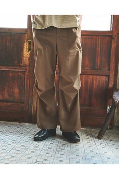 UTILITY FORMAL-PT / ユーティリティフォーマルパンツ : スラックス - KHAKI
