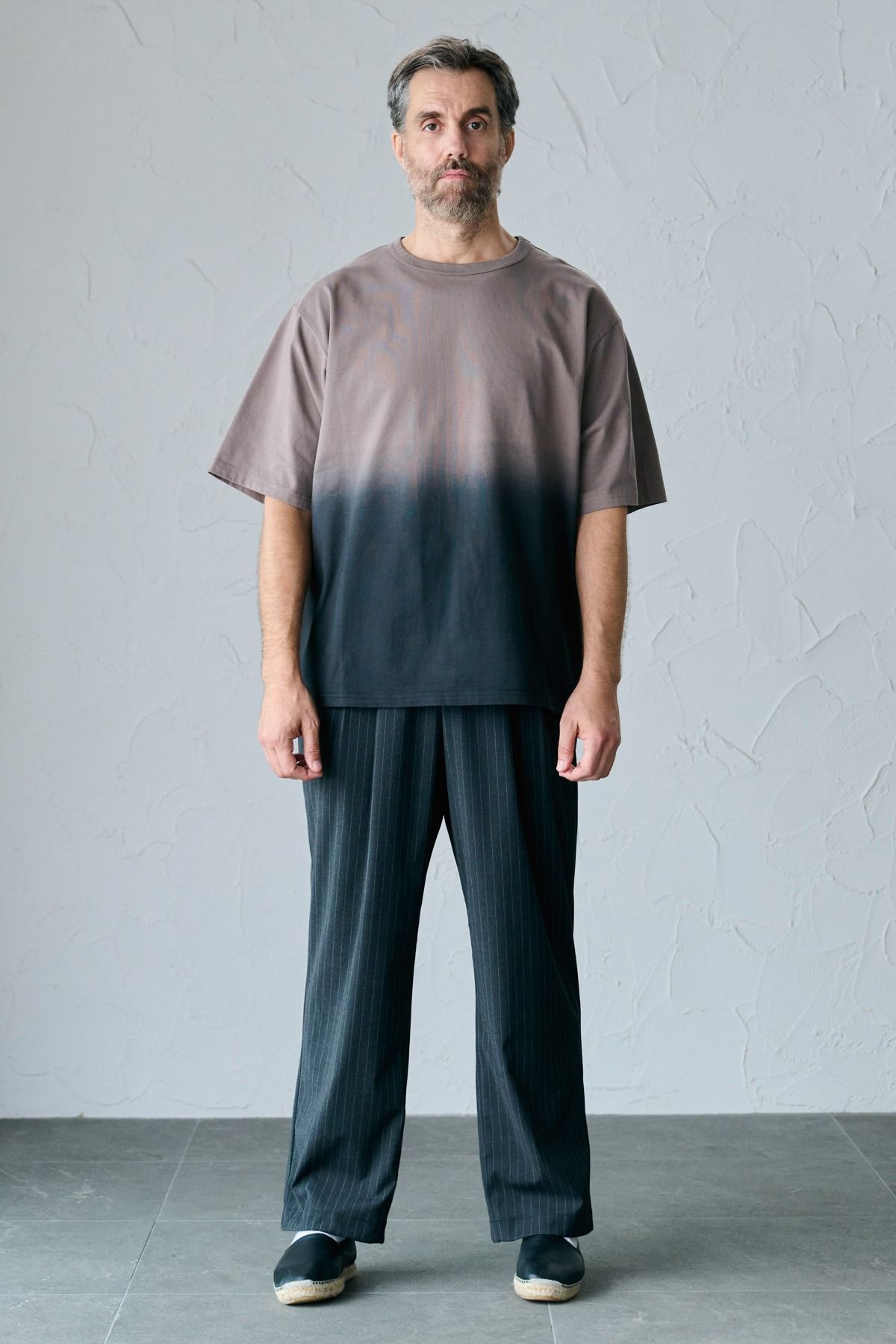 PABLO / STEP DYEING TOP グラデーション染めTシャツ - GRAYGE