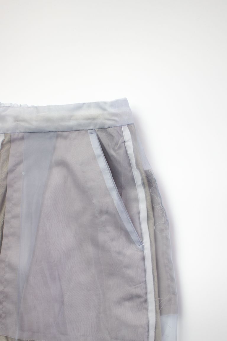 meagratia - see through short PT - gray | tomoshibi