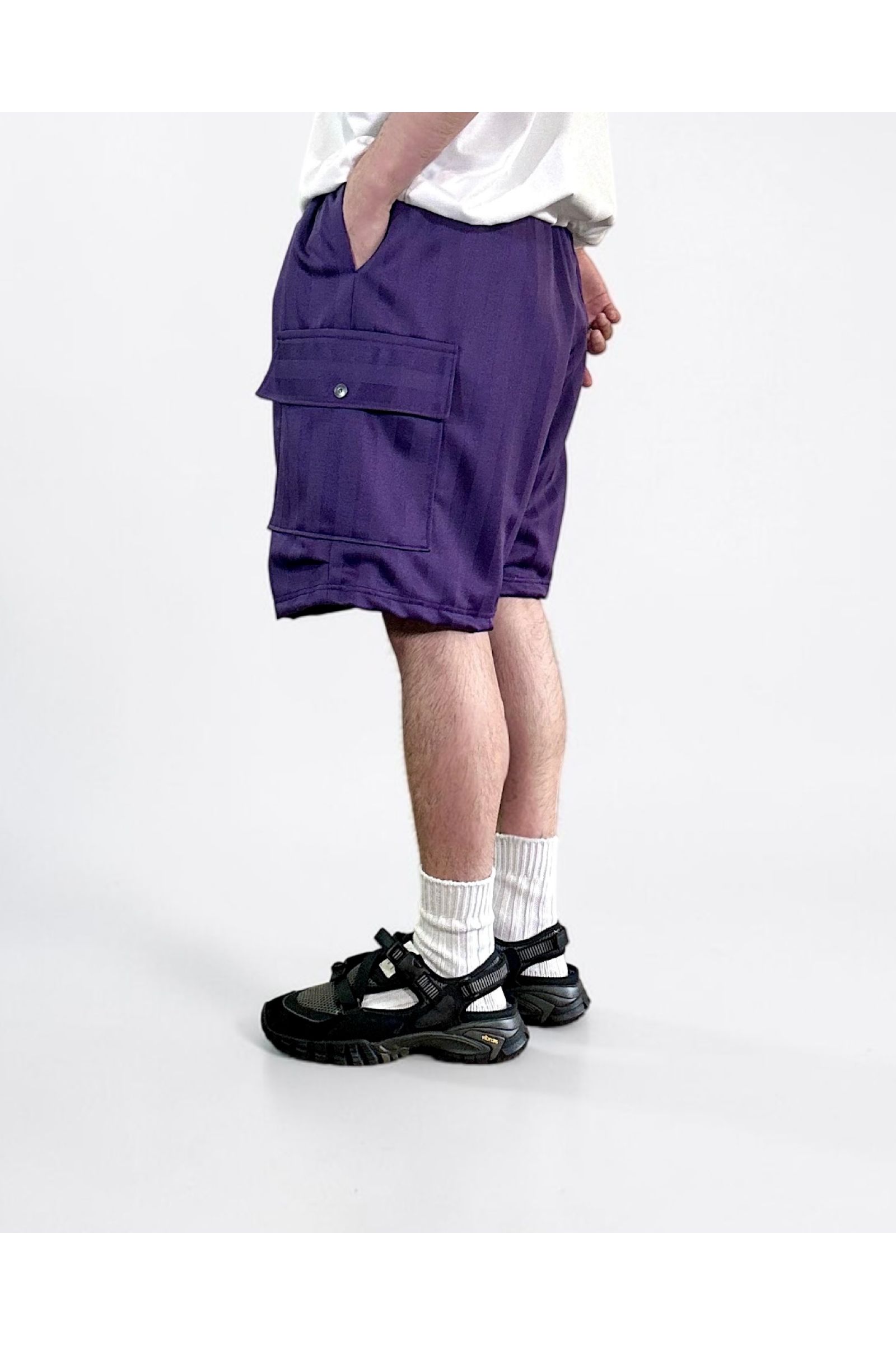 RODMAN-SHORTS / ロッドマン ショーツ : ジャージハーフパンツ - PURPLE
