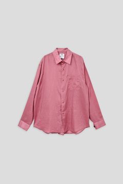FRIESZ / LINEN LS SHIRT リネン長袖シャツ - PINK