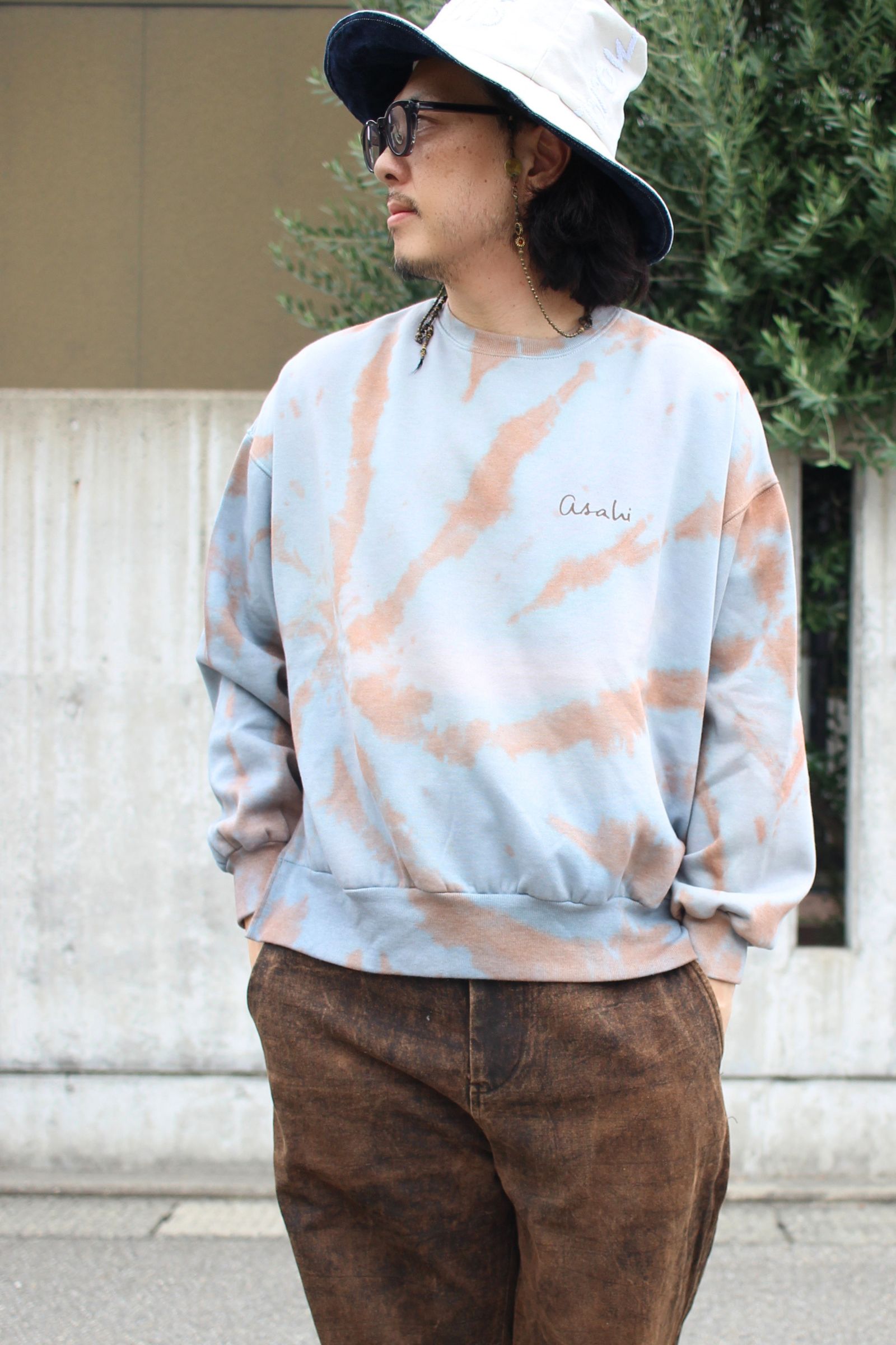 Tiedye Sweatshirt / タイダイスウェットシャツ : 裏起毛