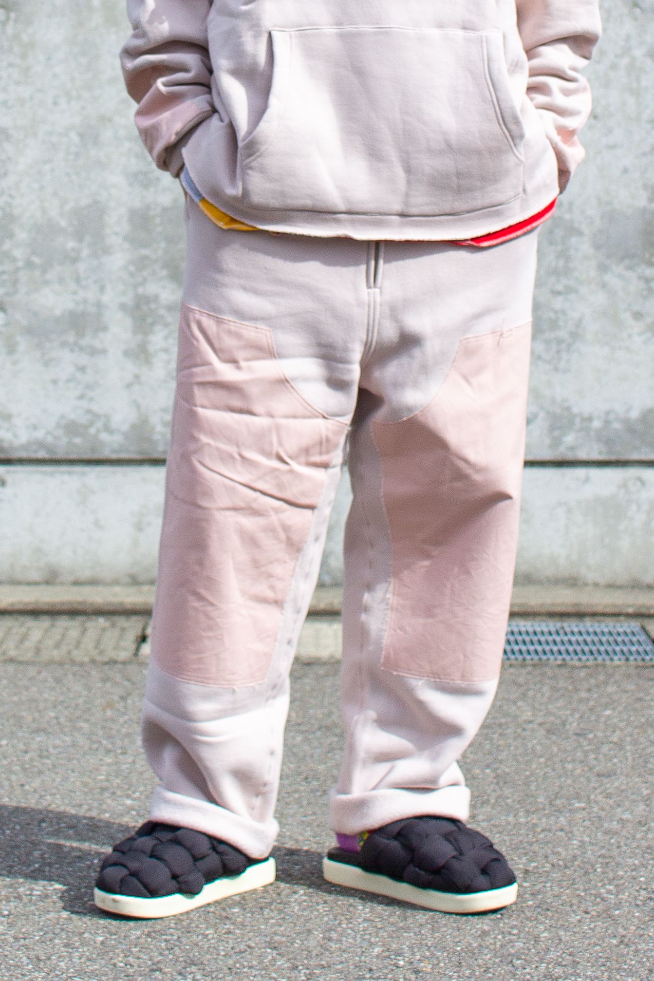 roundabout - スウェットパンツ : Sweat Double Knee Easy Pants ...