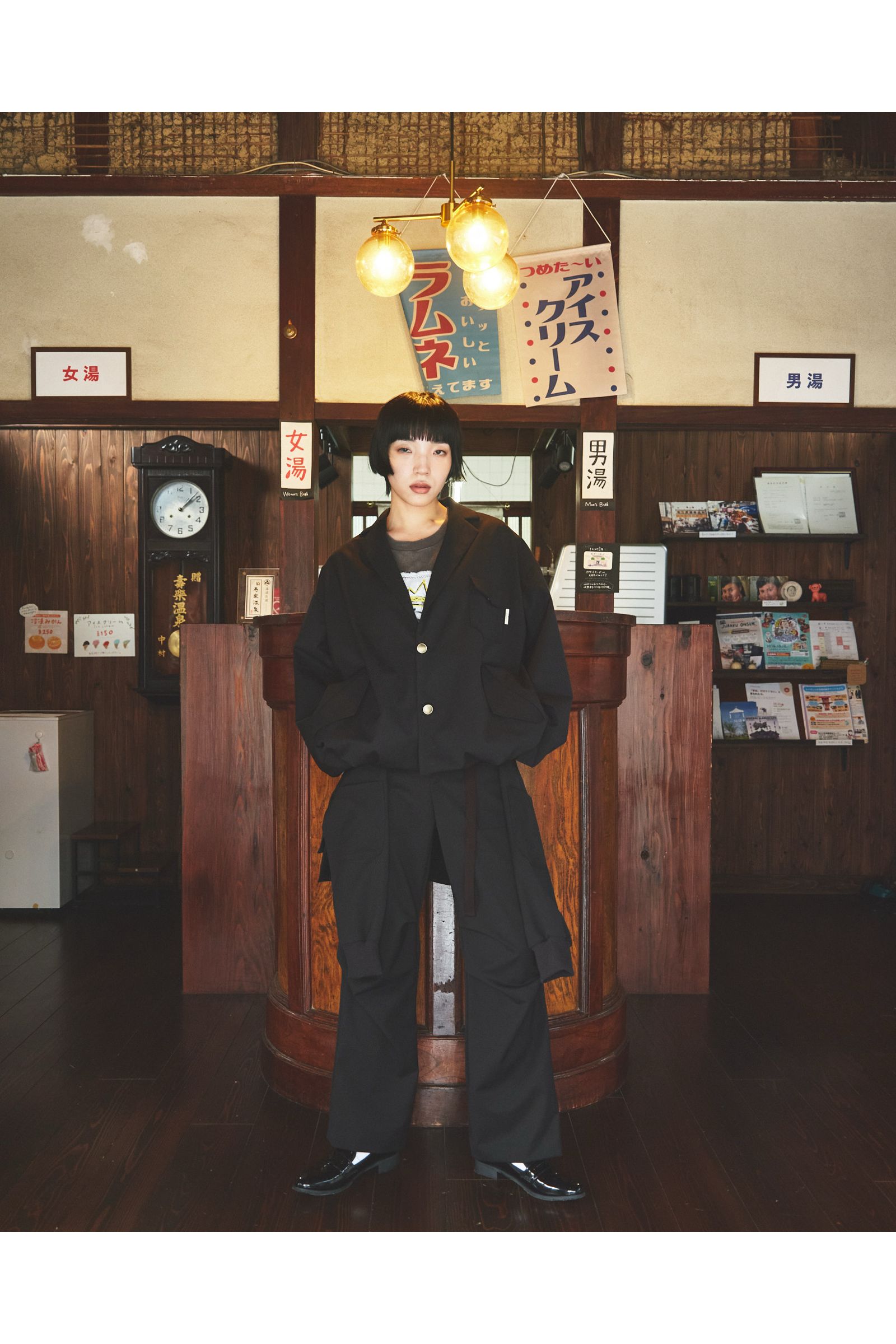 UTILITY FORMAL-JK / ユーティリティフォーマルジャケット : ラペルドジャケット - BLACK