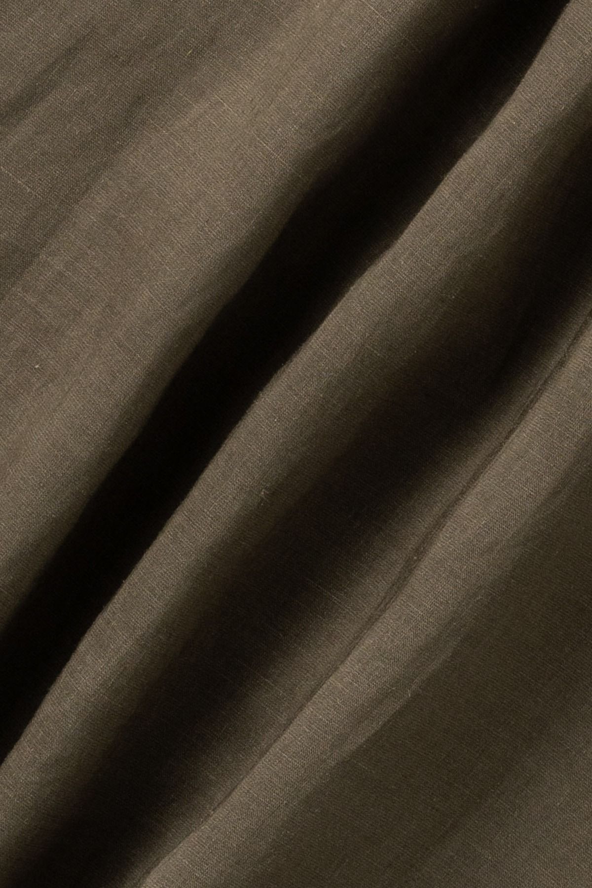 FRIESZ / LINEN LS SHIRT リネン長袖シャツ - OLIVE