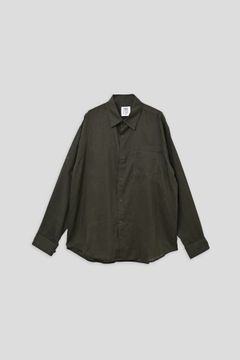 FRIESZ / LINEN LS SHIRT リネン長袖シャツ - OLIVE