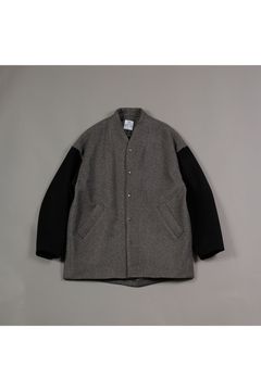 ノーカラージャケット : NO COLLAR EGG JACKET 