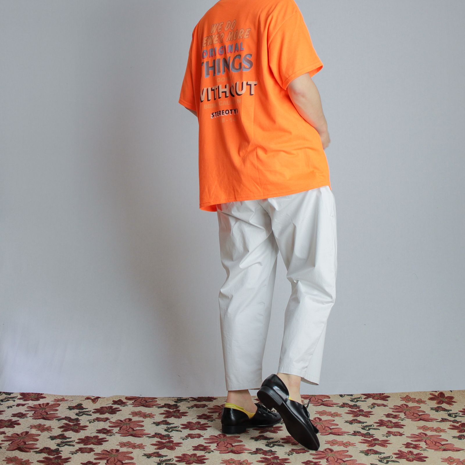 ラフになり過ぎないプリントTシャツコーデ