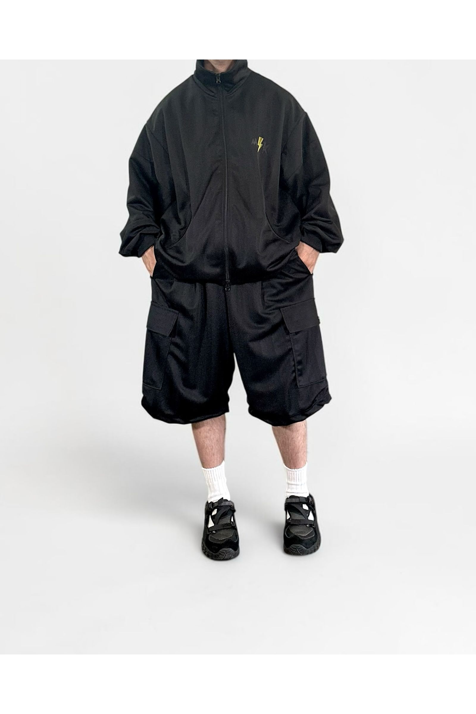 RODMAN-SHORTS / ロッドマン ショーツ : ジャージハーフパンツ - BLACK
