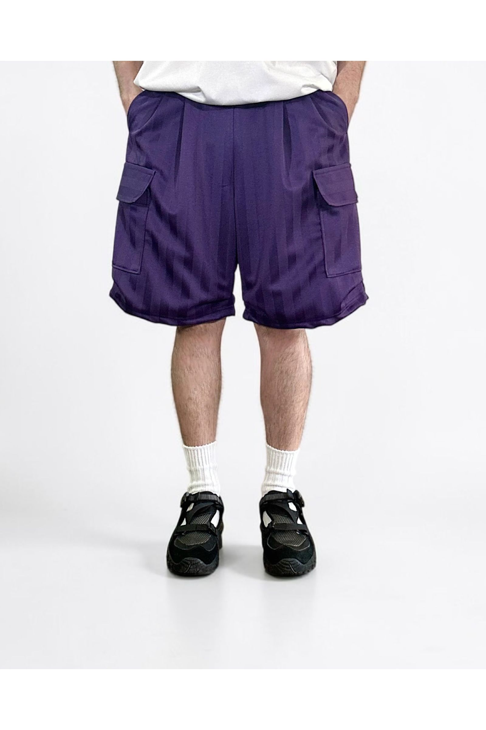 RODMAN-SHORTS / ロッドマン ショーツ : ジャージハーフパンツ - PURPLE