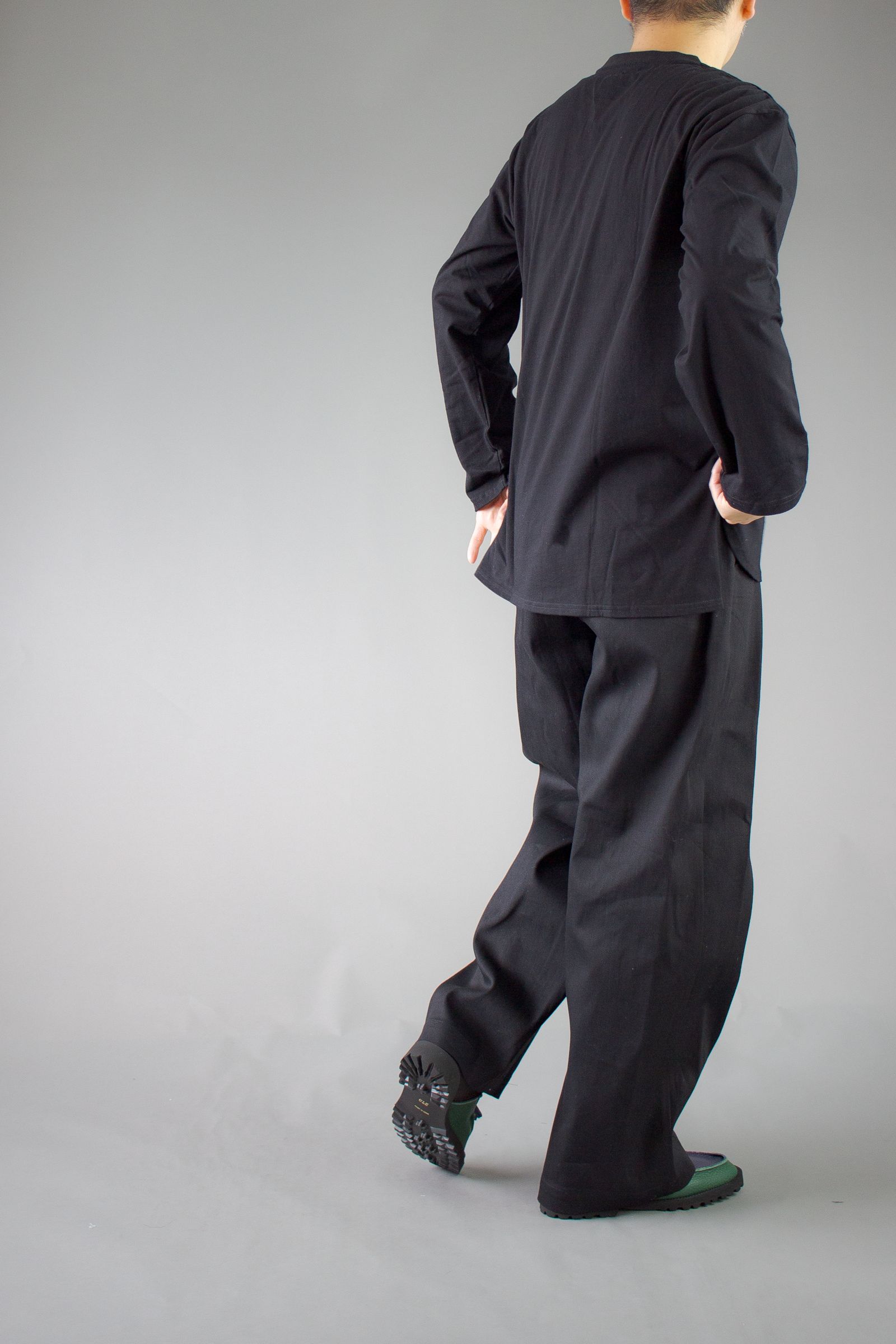 denim fisherman PT - black