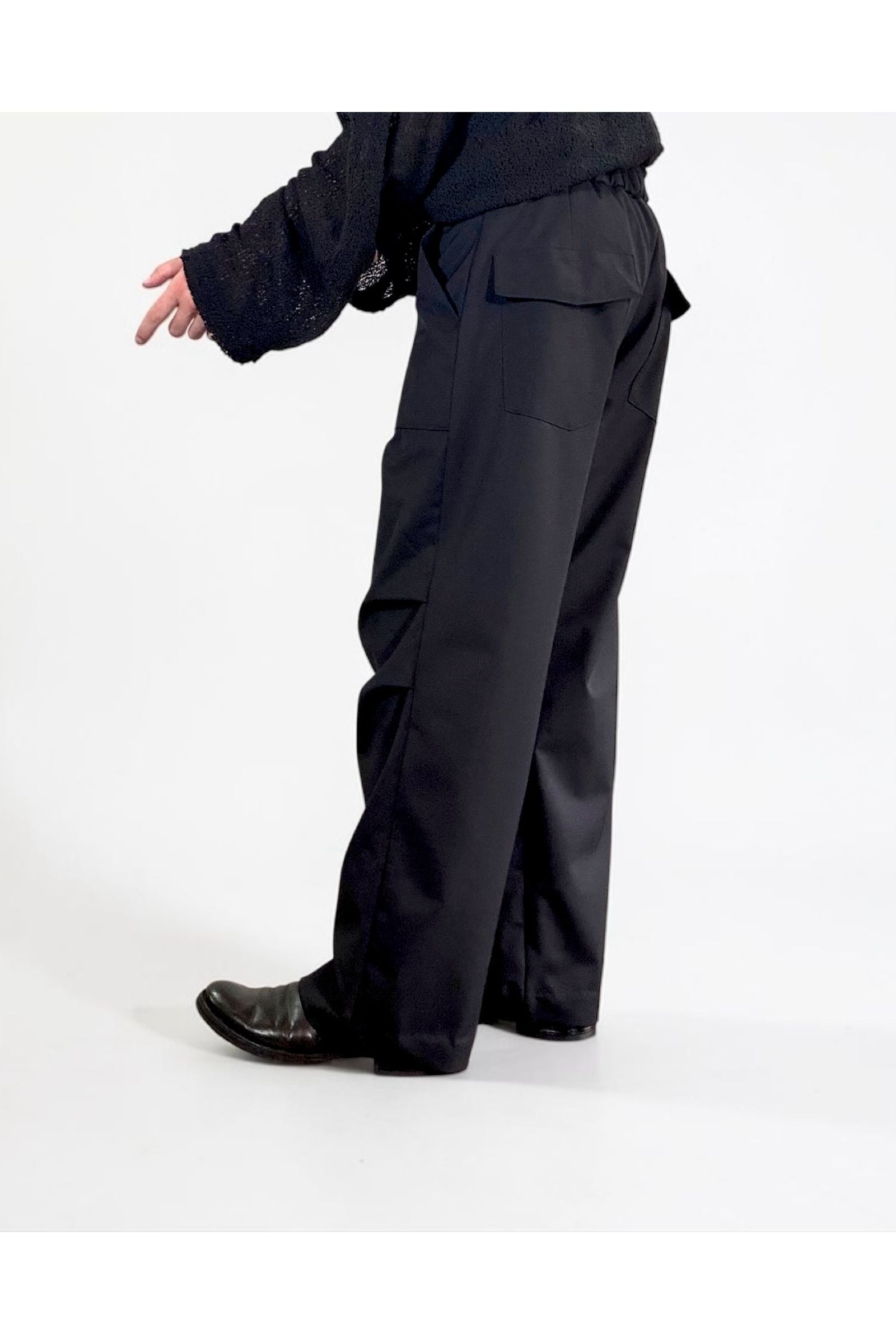 UTILITY FORMAL-PT / ユーティリティフォーマルパンツ : スラックス - BLACK