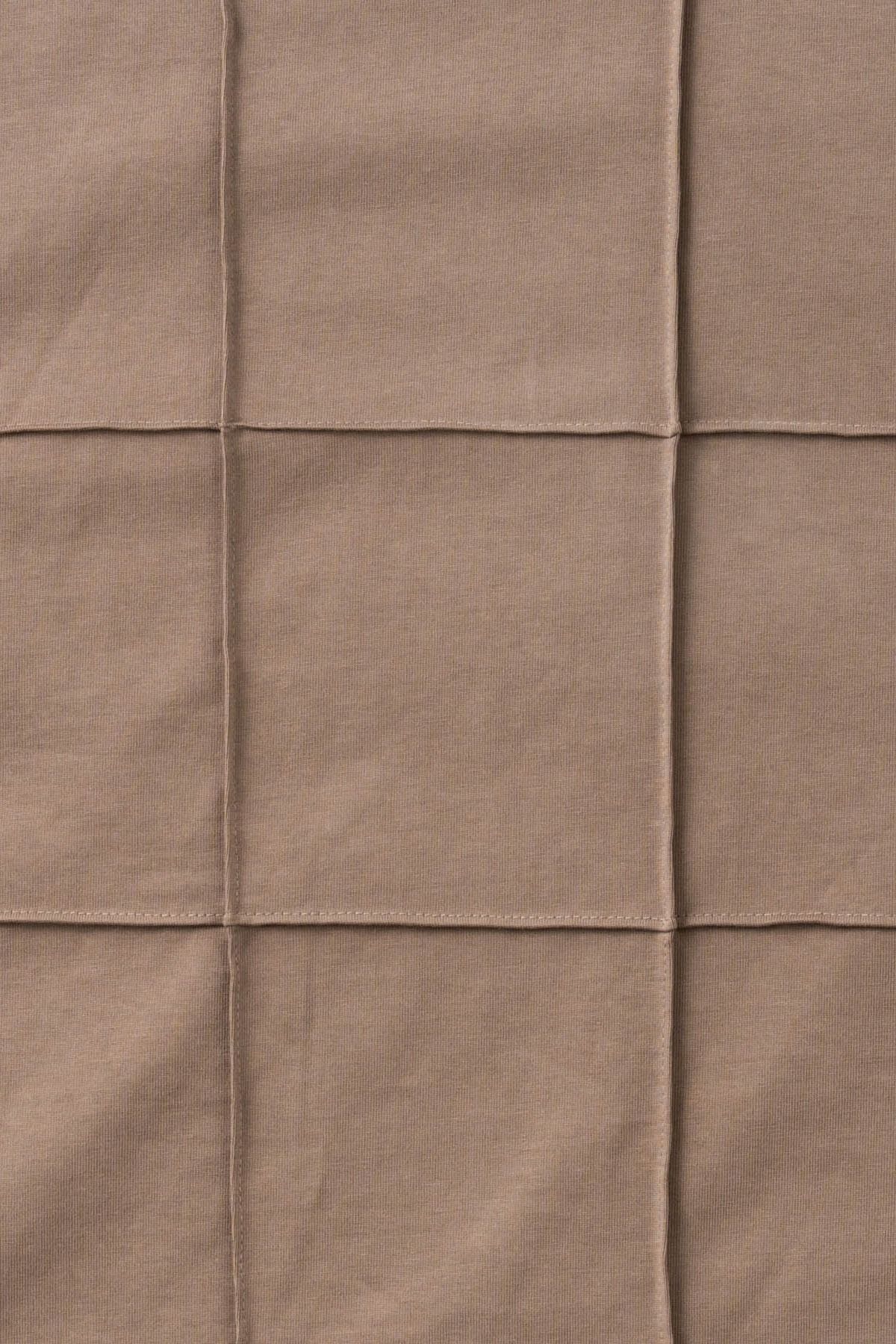 VINCENT / BLOCK STITCH TOP コットンジャージーTシャツ - GRAYGE