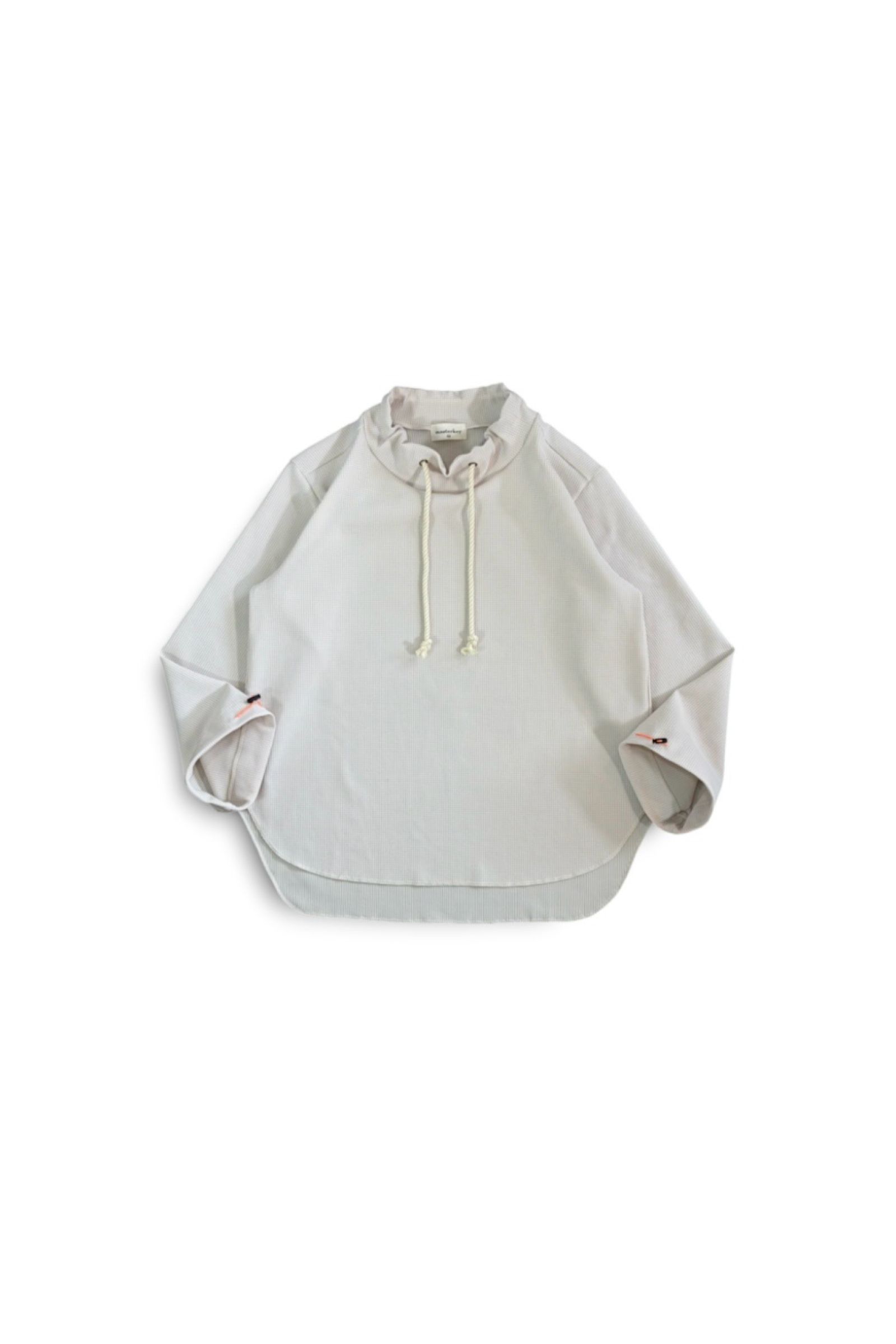 FISHERMAN-SWAET / フィッシャーマン スウェット : モックネックプルオーバー - BEIGE