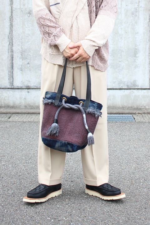 TOTE BAG : Schnauzer - ヌビxDENIM / トートバッグ