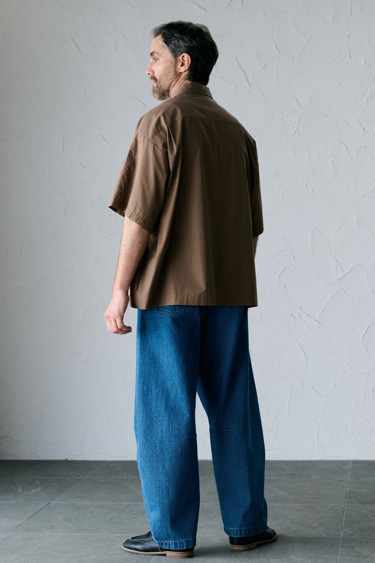 BURROUGHS / CRAZY SS SHIRT 半袖シャツ - BROWN