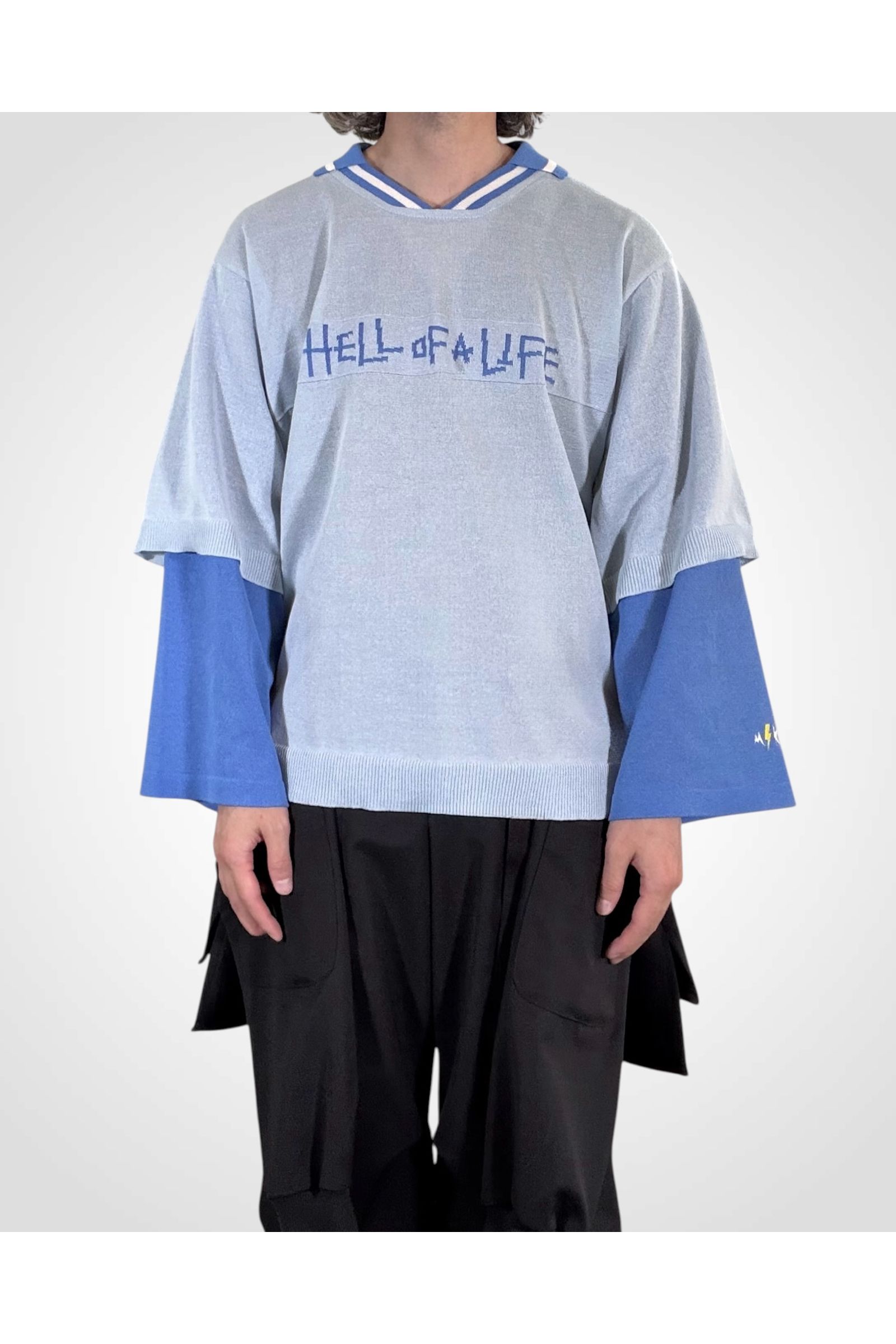 INVICTUS FC-KNIT / インビクタス フットボールニット : ゲームシャツ - BLUE