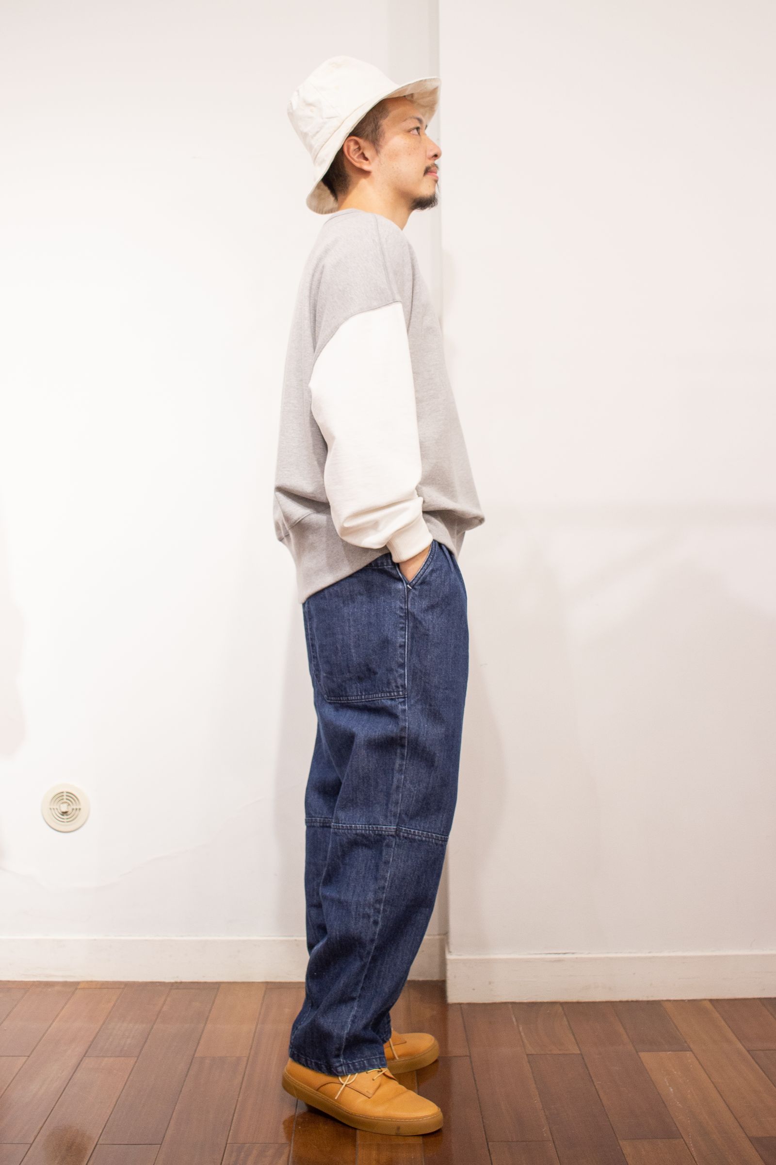 デニムパンツ : VINTAGE COCOON DENIM / ヴィンテージコクーンデニム "GUSLI" - インディゴ