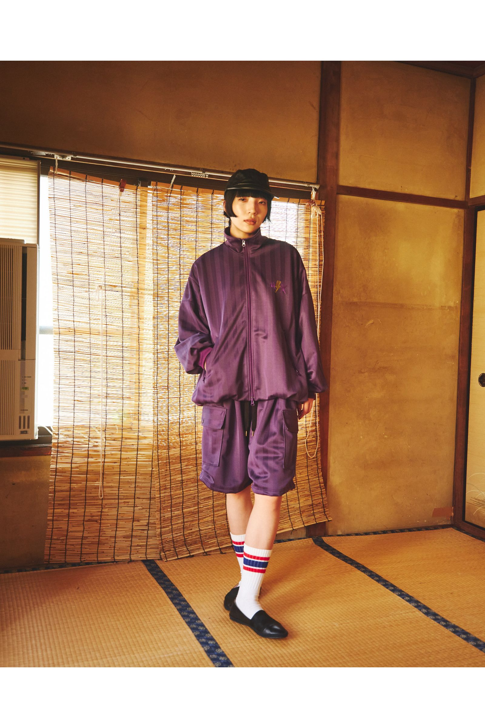 RODMAN-SHORTS / ロッドマン ショーツ : ジャージハーフパンツ - PURPLE
