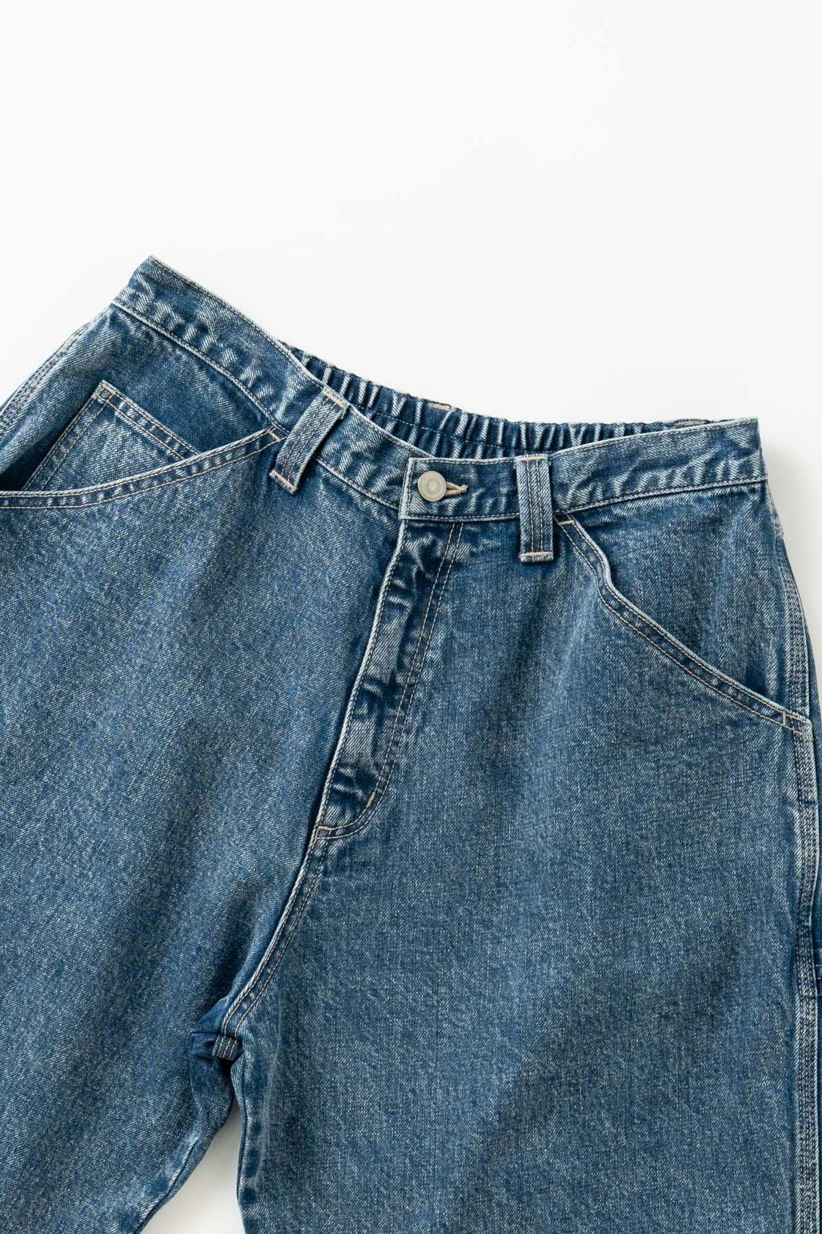 PURISM / EASY CARPENTER SHORT デニムイージーショーツ - INDIGO