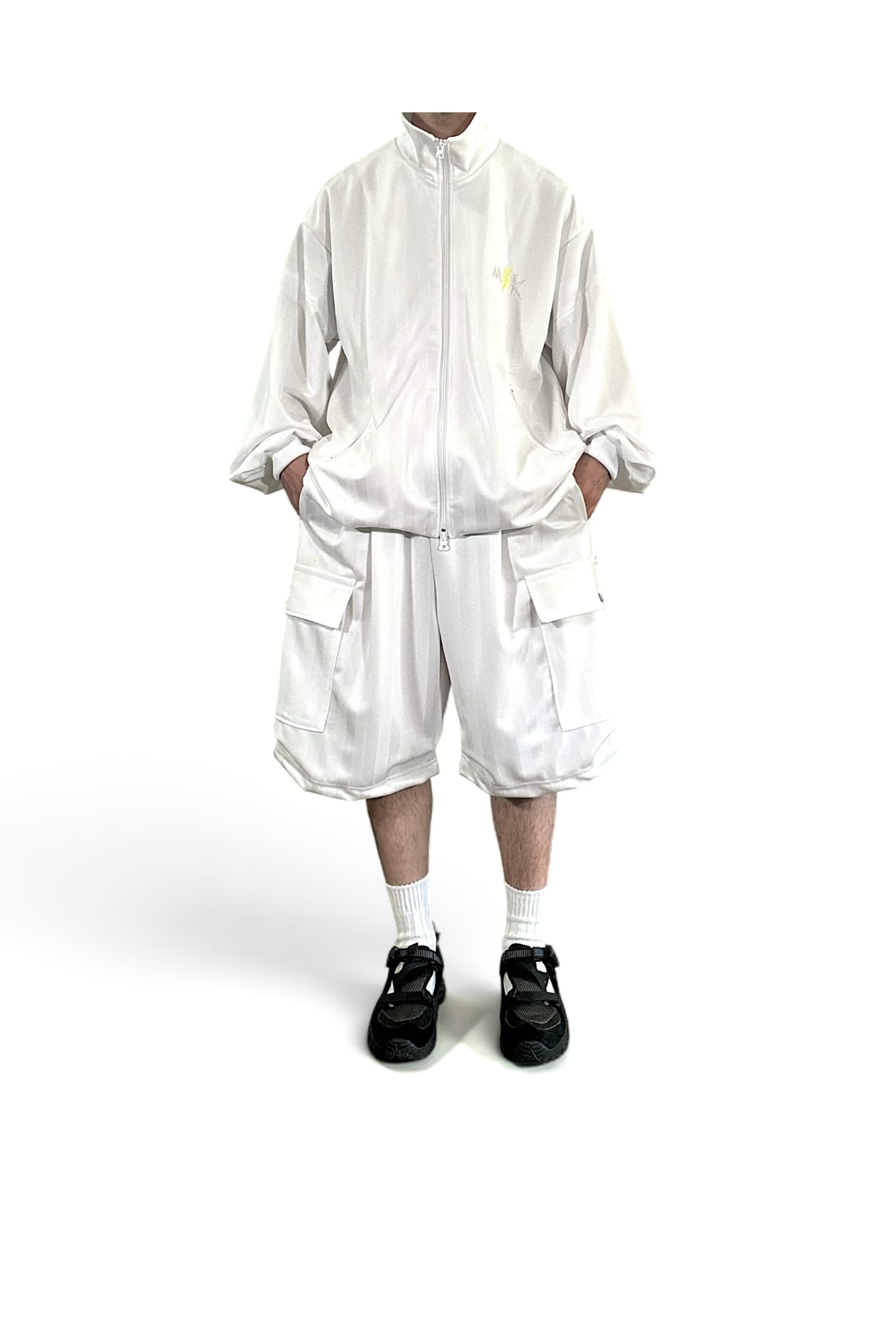 RODMAN-SHORTS / ロッドマン ショーツ : ジャージハーフパンツ - WHITE