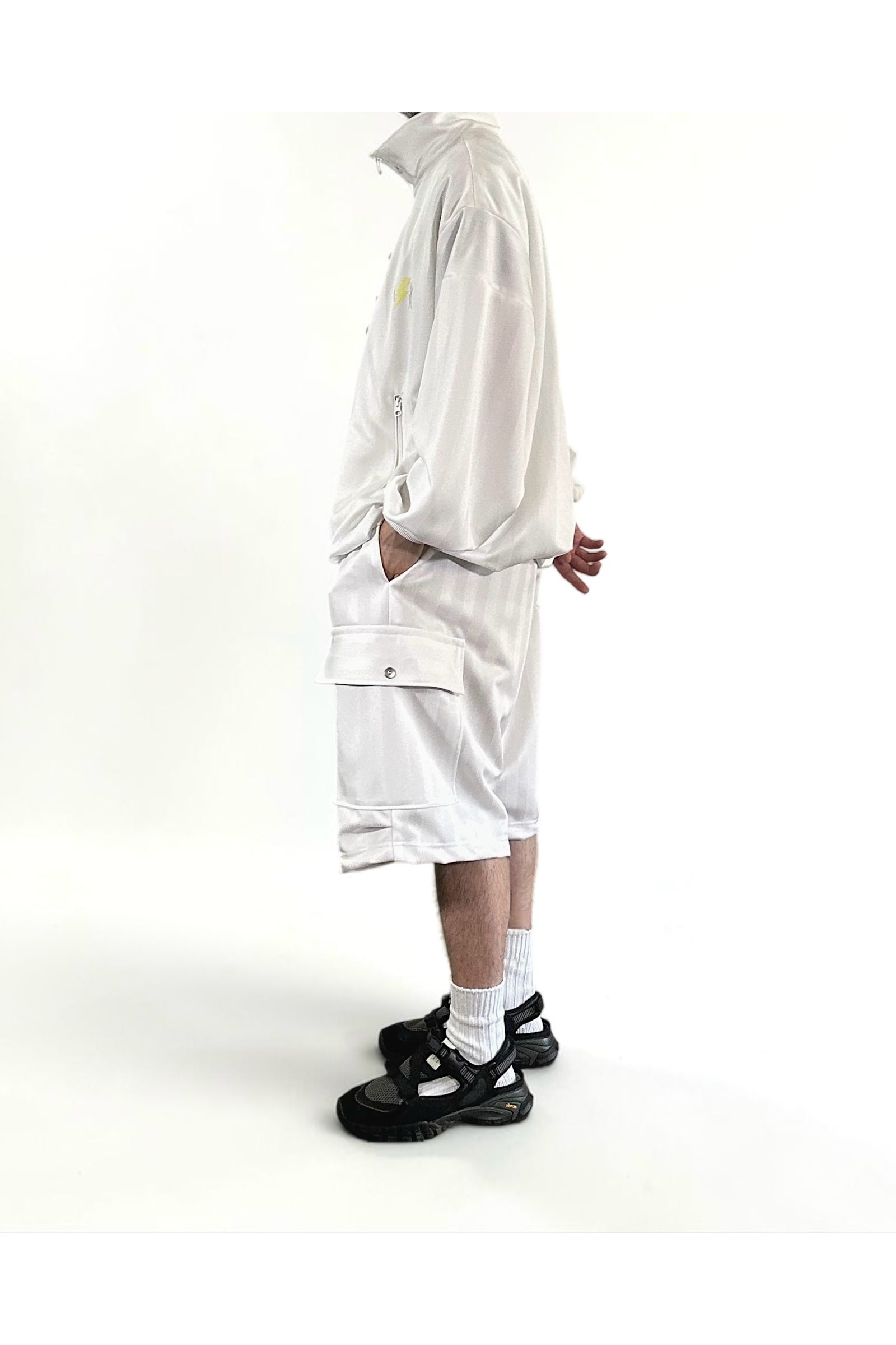 RODMAN-SHORTS / ロッドマン ショーツ : ジャージハーフパンツ - WHITE