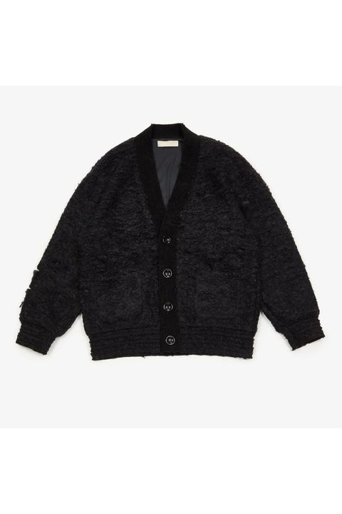 Loop tweed cardigan / ループツイードカーディガン - BLACK